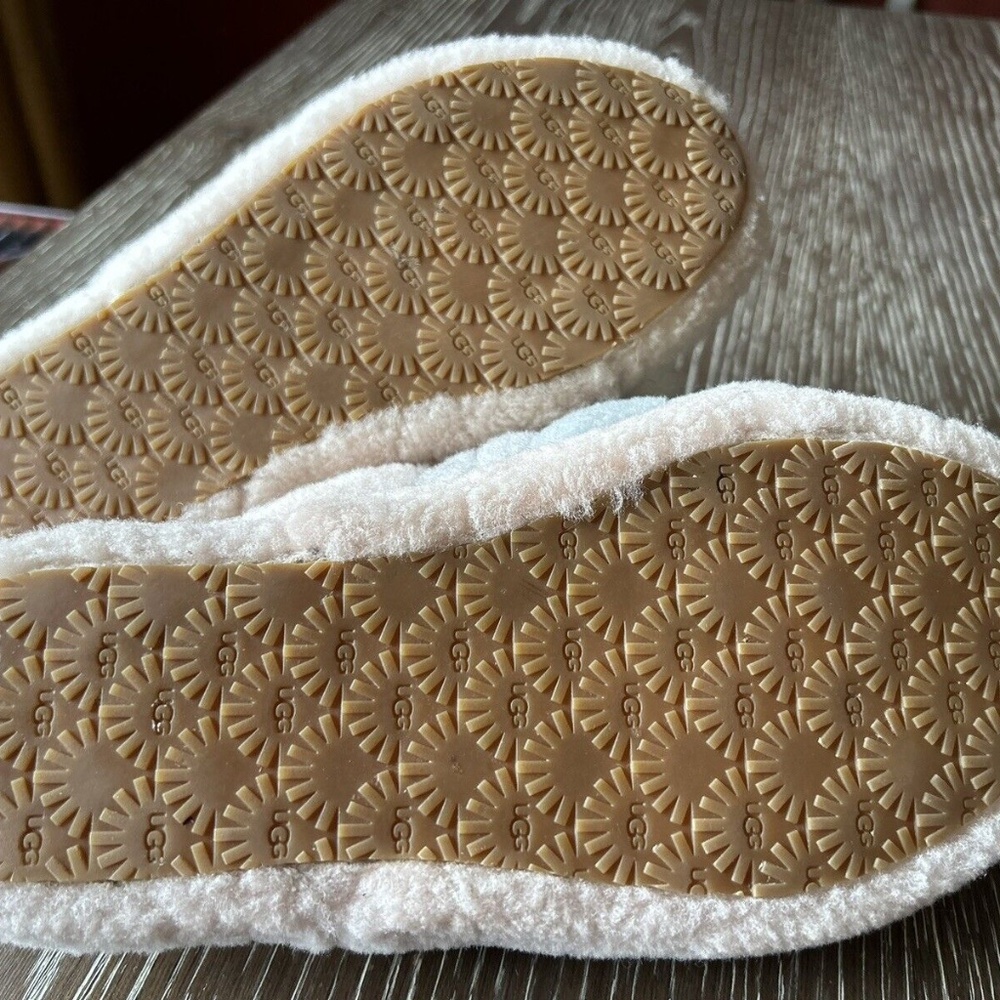 Fluff Yeah UGG Slide Women's Sheepskin Slipper Sandal MultiColor Sz5 - Picture 4 of 4